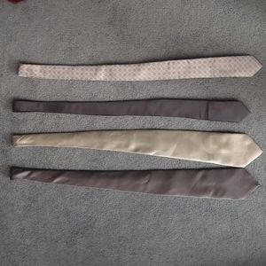 Men's Grey Ties - Assorted Set of 4